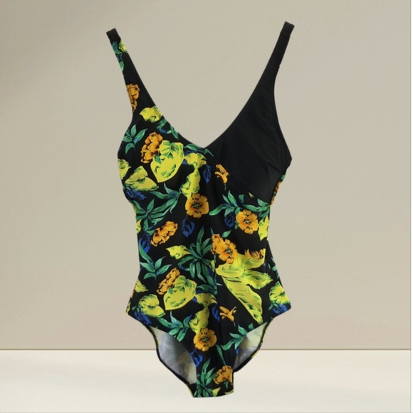 DiDi Floral One-Piece Swimsuit, Size 10 - Picture 2 of 8
